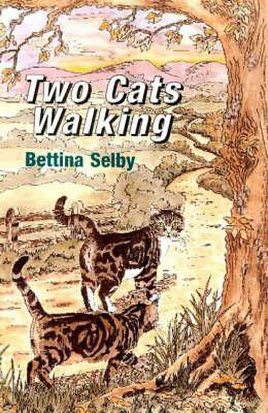 Two Cats Walking